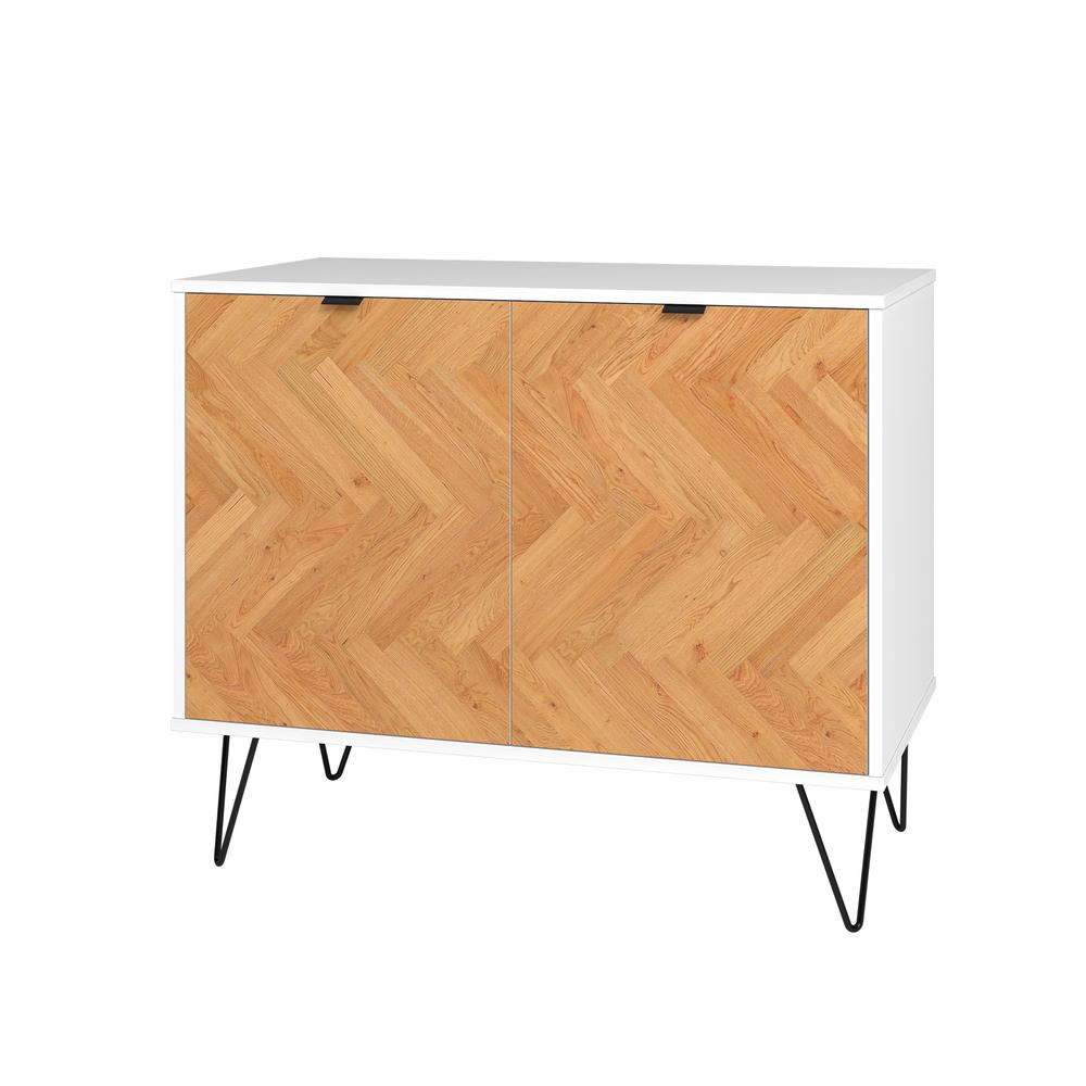 Foto 2 pulgar | Modular Credenza Ibiza Midtown Concept Estilo Bufetera 2 Puertas color Blanco