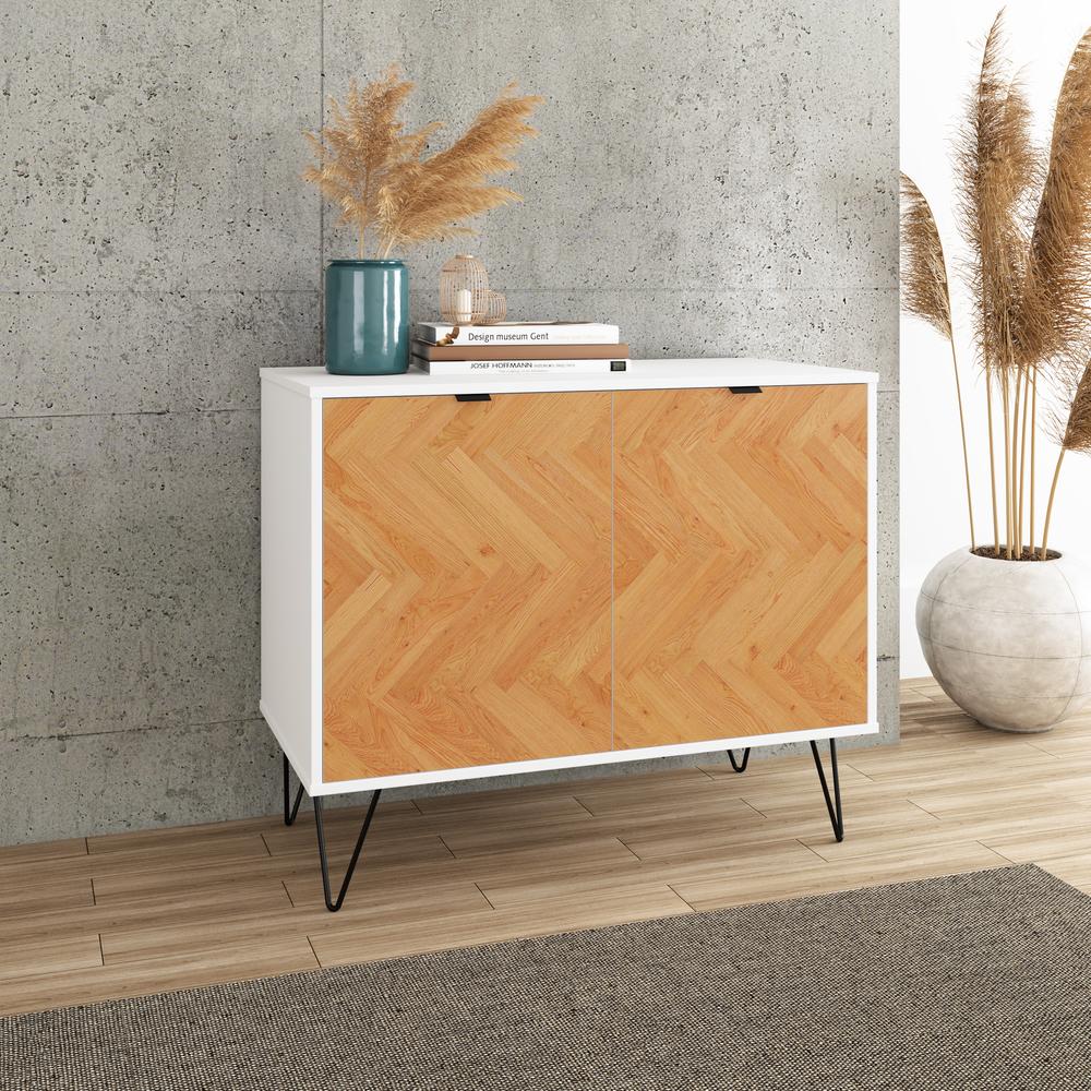 Foto 3 pulgar | Modular Credenza Ibiza Midtown Concept Estilo Bufetera 2 Puertas color Blanco