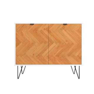 Foto 3 | Modular Credenza Ibiza Midtown Concept Estilo Bufetera 2 Puertas color Blanco
