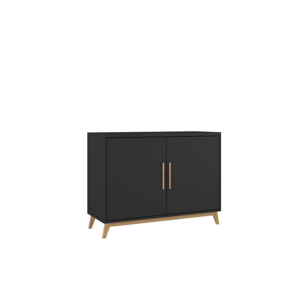 Modular Cómoda color Negro Con Puertas Mueble Clemenza Midtown Concept