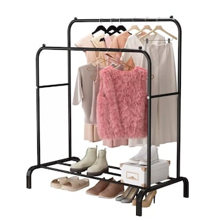 Foto 2 | Rack Metálico Armable Green Apple para Ropa Negro 147 x 110 x 42 cm