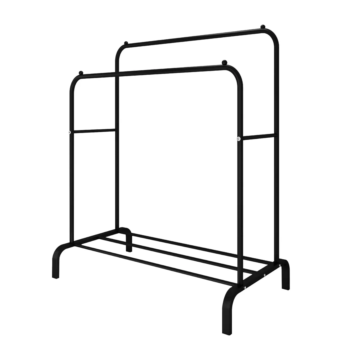 Foto 4 pulgar | Rack Metálico Armable Green Apple para Ropa Negro 147 x 110 x 42 cm