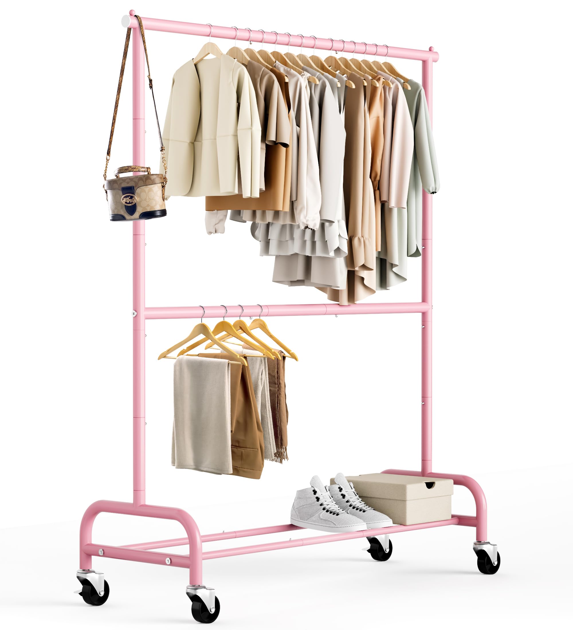Foto 2 pulgar | Perchero Misslo Rosa para Ropa-Venta Internacional