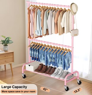 Foto 3 | Perchero Misslo Rosa para Ropa-Venta Internacional