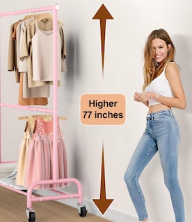 Foto 5 | Perchero Misslo Rosa para Ropa-Venta Internacional