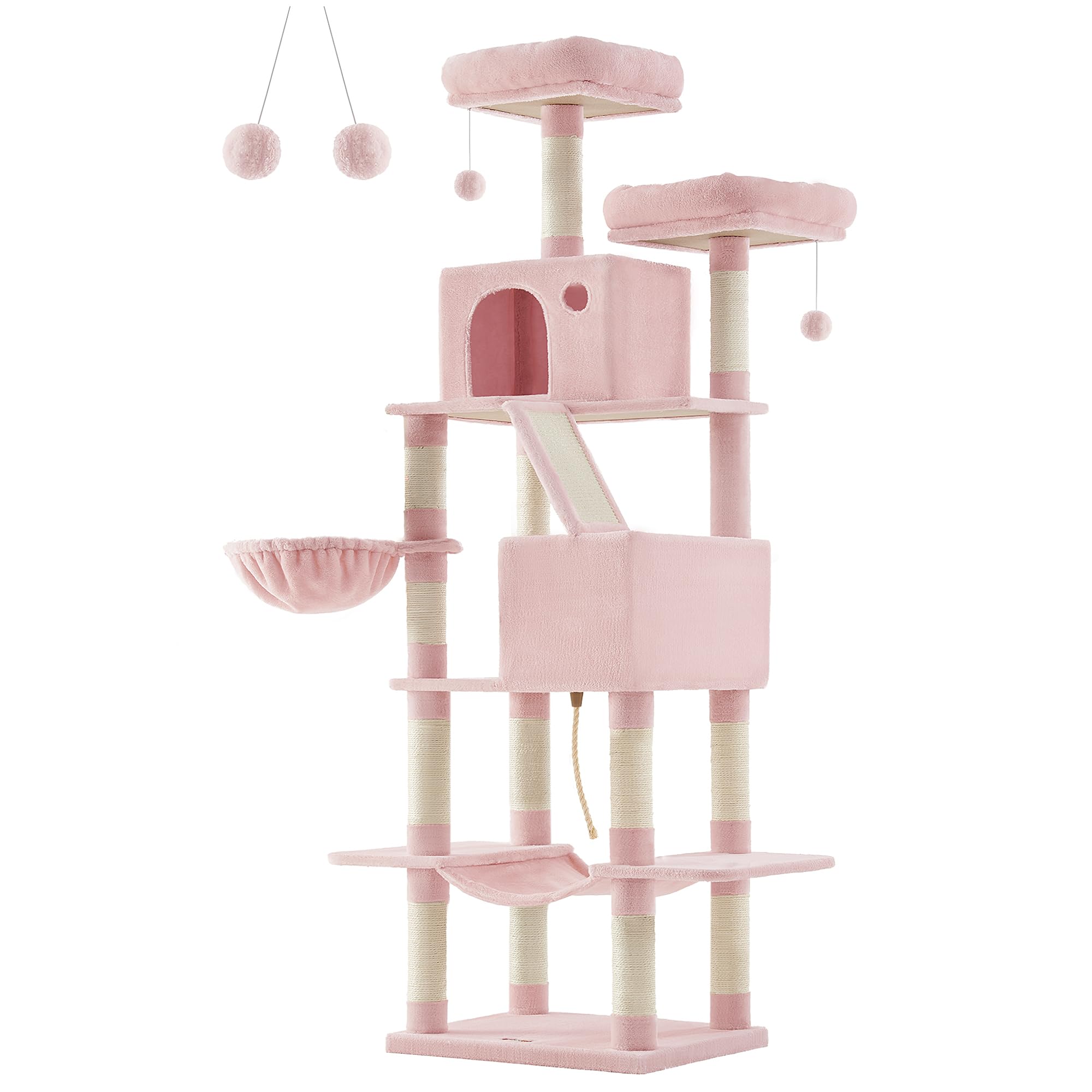 Foto 8 | Árbol Para Gatos Feandrea Jelly Pink Upct190p01 206 Cm Con 13 Postes