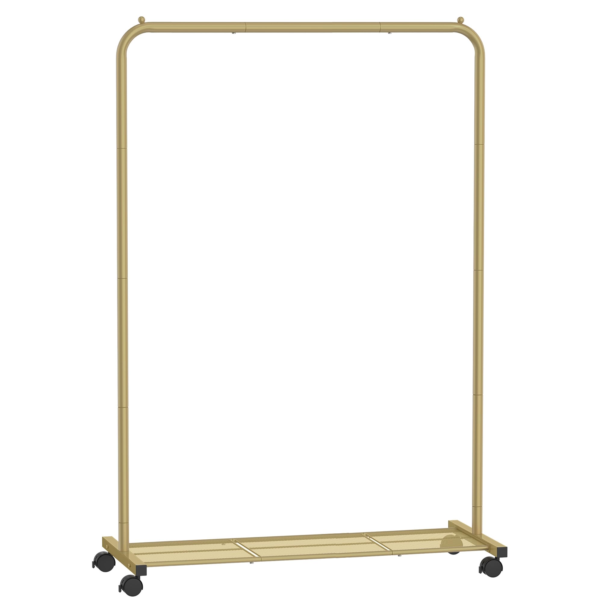 Foto 1 | Perchero Songmics Con Ruedas, Capacidad De Carga De 110 Libras, Dorado - Venta Internacional.