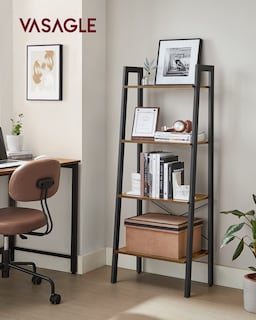 Foto 2 | Ladder Shelf Vasagle Ulls44x - Estantería Para Libros De 4 Niveles