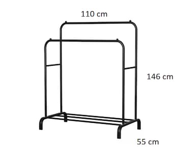 Foto 4 | Rack Perchero Xtellar Negro