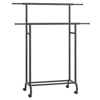 Foto 1 | Songmics Burro Para Ropa, Perchero Extensible, 50x(83-120)x156 Cm, Con Ruedas, Carga 80 Kg, Negro.