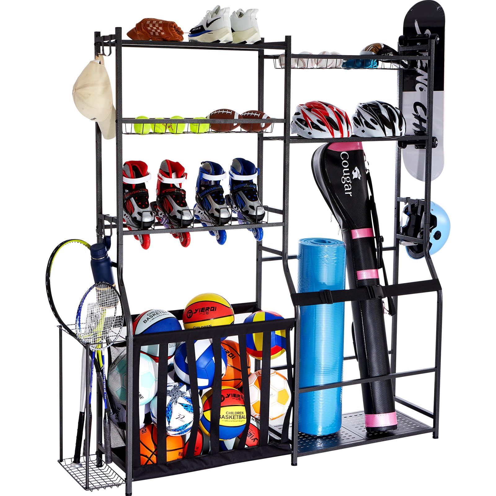 Foto 2 pulgar | Organizador De Garaje Vevor Golf Storage Para 2 Bolsas De Golf - Venta Internacional.