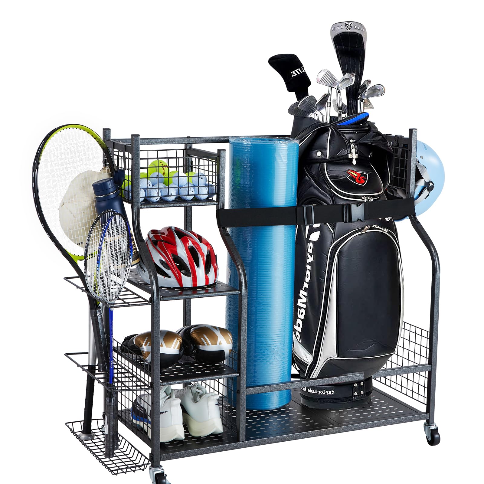 Foto 2 pulgar | Organizador De Bolsas De Golf Vevor Para 2 Bolsas De Golf De Acero - Venta Internacional.