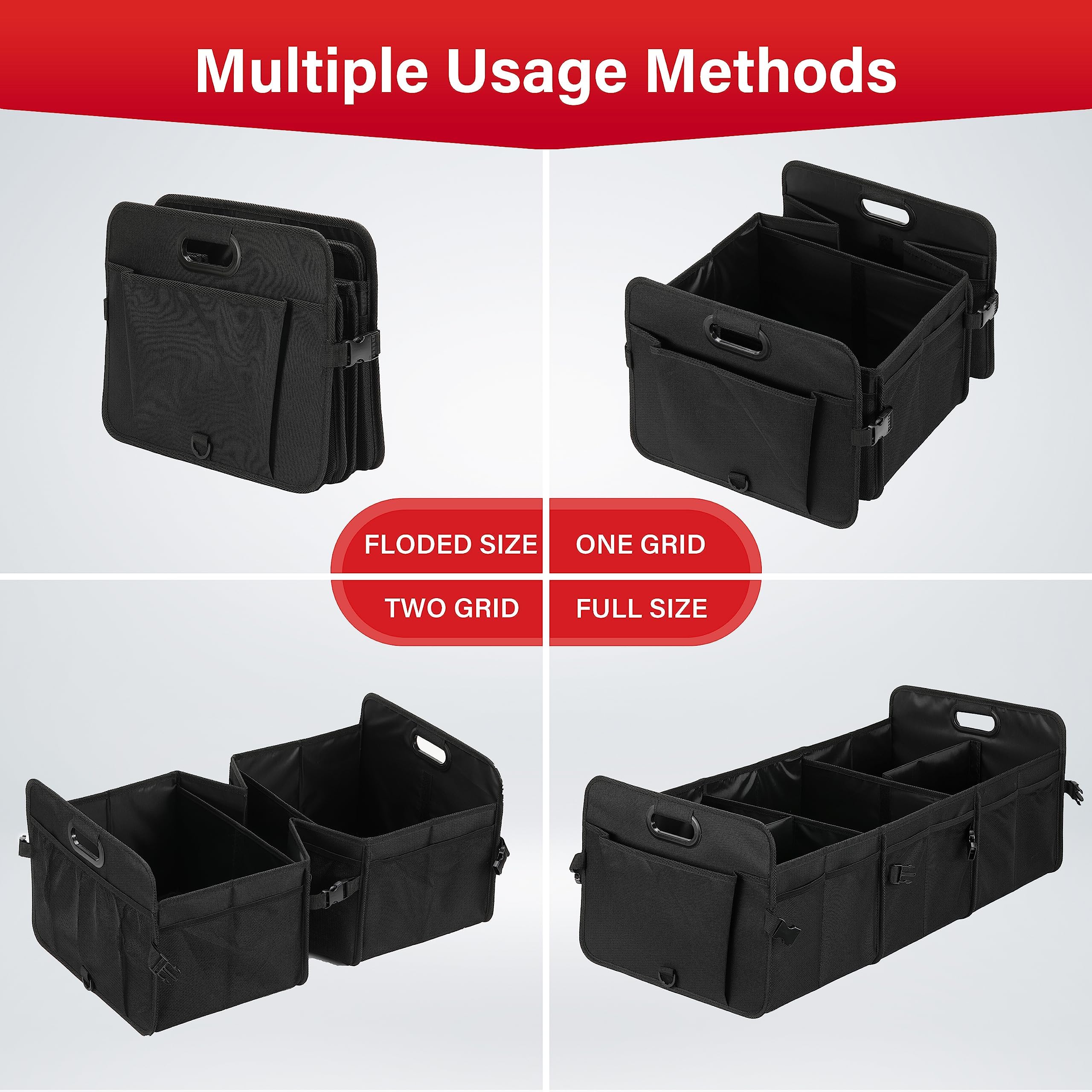 Foto 4 pulgar | Organizador De Maletero Simple Deluxe 95 L Para Coche Black Newv - Venta Internacional.
