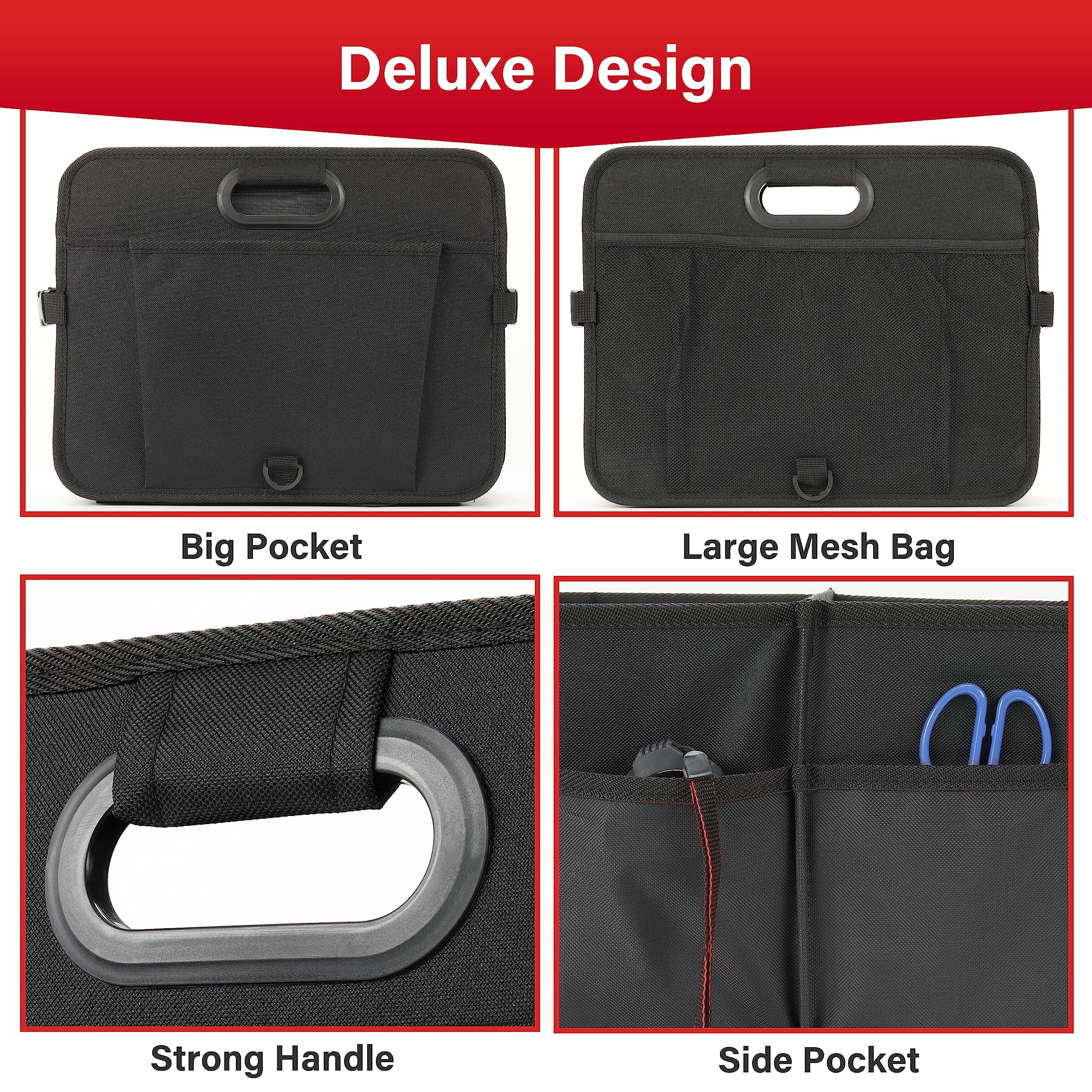 Foto 5 pulgar | Organizador De Maletero Simple Deluxe 95 L Para Coche Black Newv - Venta Internacional.