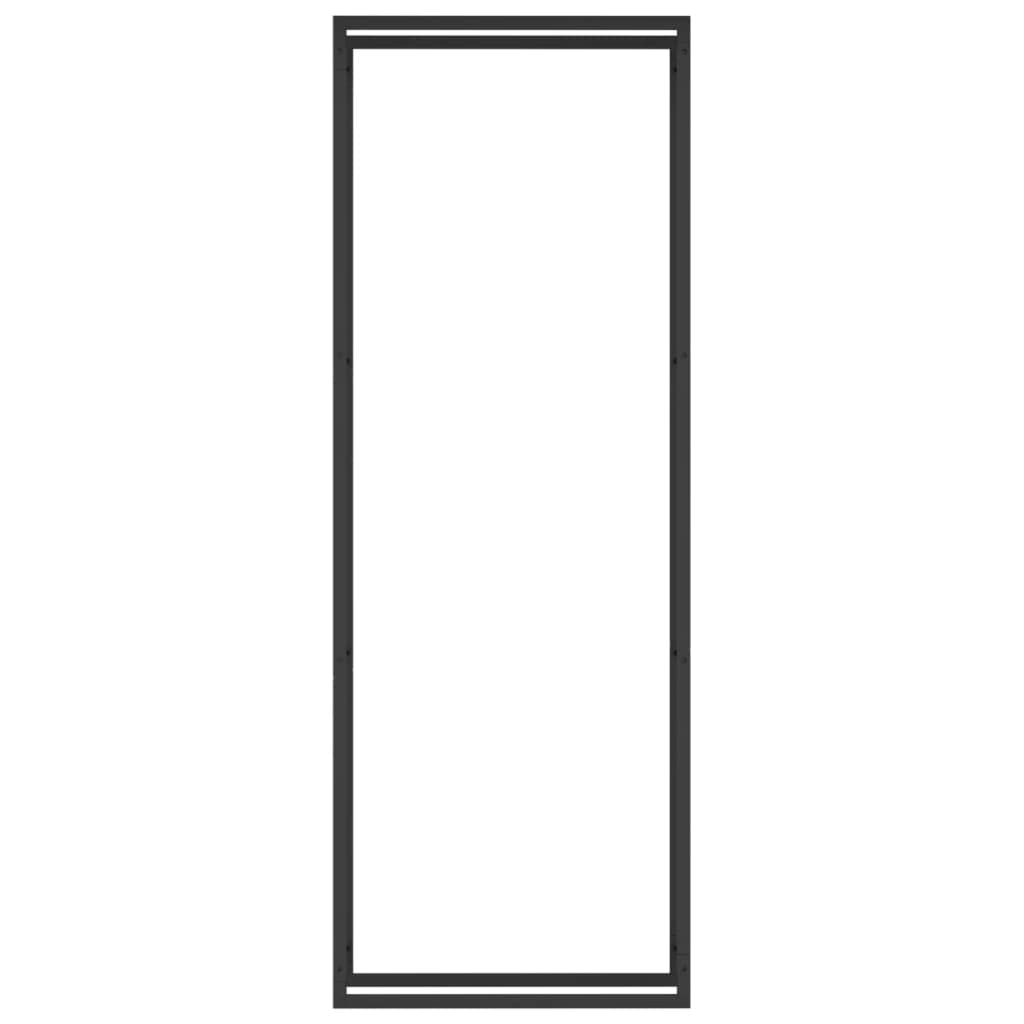 Foto 3 pulgar | Estante para Leña Vidaxl de Acero Negro- Venta Internacional