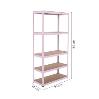 Foto 2 | Estante Metalico Onof Esm-01 Anaquel Rack 5 Niveles Color Rosa