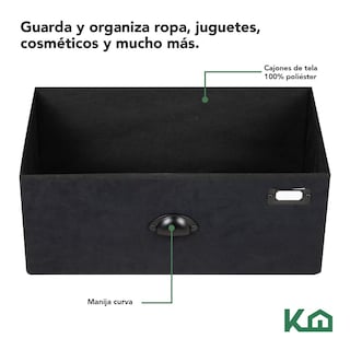 Foto 3 | Set 2 Pzas Cómoda Cajonera Mesa De Noche Con Estante Cajones
