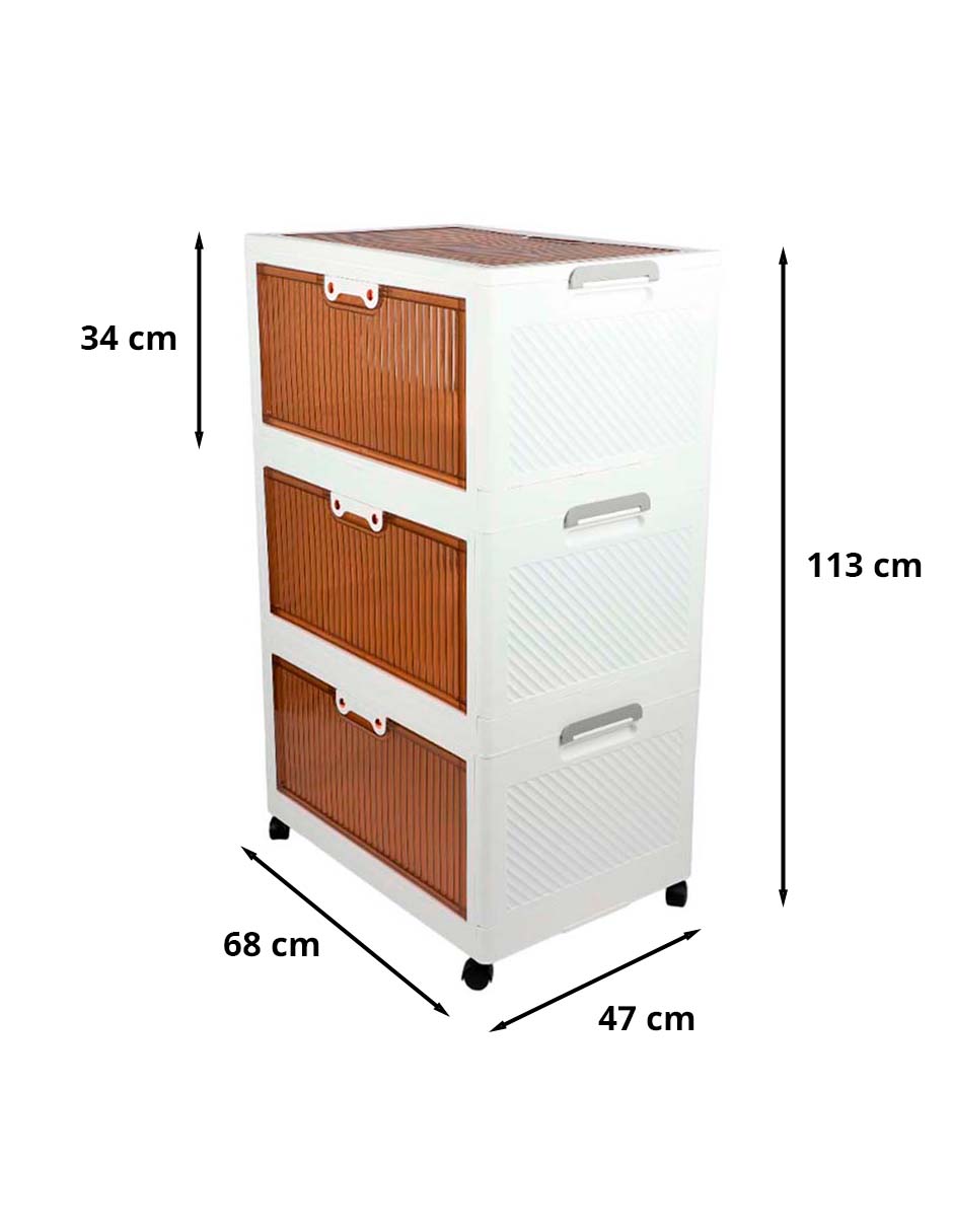 Foto 3 pulgar | Caja Organizadora Jumbo Plegable Tipo Closet 3 Piezas