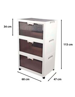 Foto 2 | Caja Organizadora Jumbo Plegable Tipo Closet 3 Piezas
