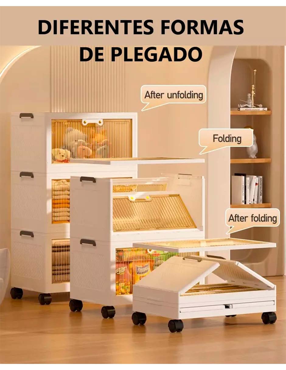 Foto 7 pulgar | Caja Organizadora Jumbo Plegable Tipo Closet 3 Piezas
