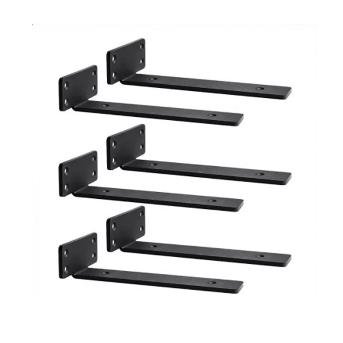 Foto 1 | Soporte Para Repisa Flotant Soportes 6pzs  Eo Safe Imports Esi-18481  Negro