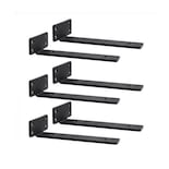 Soporte Para Repisa Flotant Soportes 6pzs Eo Safe Imports Esi-18481 Negro