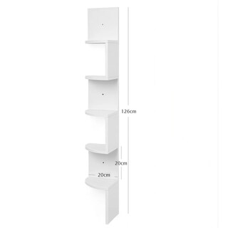 Foto 2 | Repisa Esquinera Flotantes Eo Safe Imports ESI-18483 Blanco