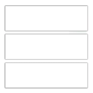 Foto 1 | Repisas Flotantes Minimalistas 30x15 Cm Eo Safe Imports Esi-18508 Blanco 3 Piezas
