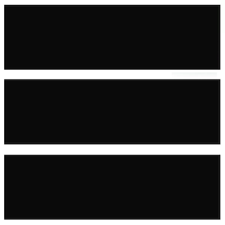 Foto 1 | Repisas Flotantes Minimalistas 30x15 Cm Eo Safe Imports Esi-18510 Negro 3 Piezas
