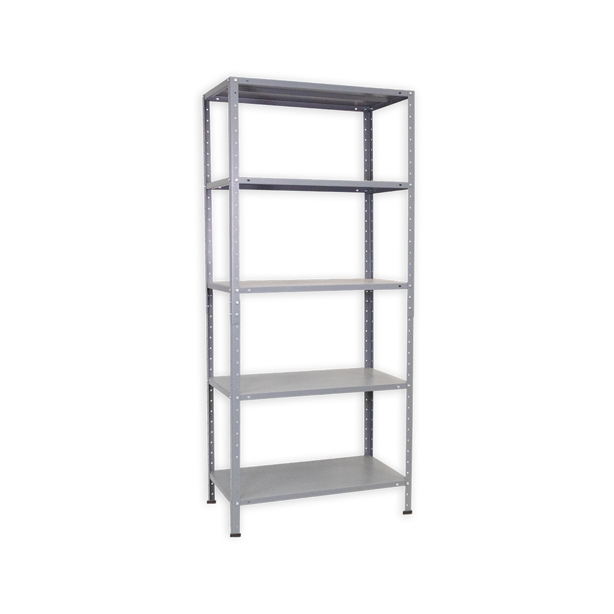 Foto 2 pulgar | Anaquel Metálico Adf Con 5 Repisas Estante Organizador 190x84x45 Cm. Carga 300 Kg, Color Gris