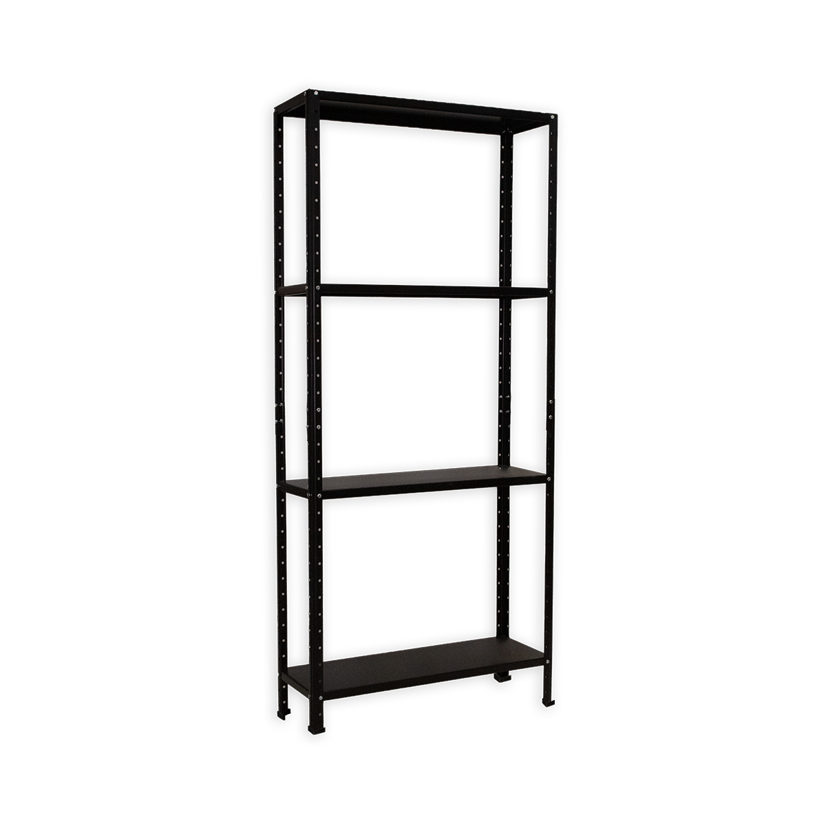 Foto 1 | Anaquel Metálico Adf Con 4 Repisas Estante Organizador 190x84x30 Cm. Color Negro