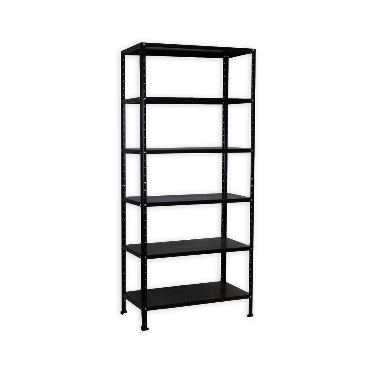 Foto 2 pulgar | Anaquel Metálico Adf Con 6 Repisas Estante Organizador 190x84x45 Cm. Carga 360 Kg, Color Negro