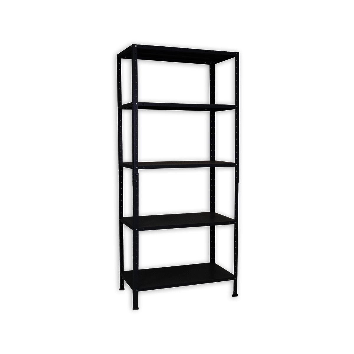 Foto 2 pulgar | Anaquel Metálico Adf Con 5 Repisas Estante Organizador 190x84x45 Cm. Carga 300 Kg, Color Negro