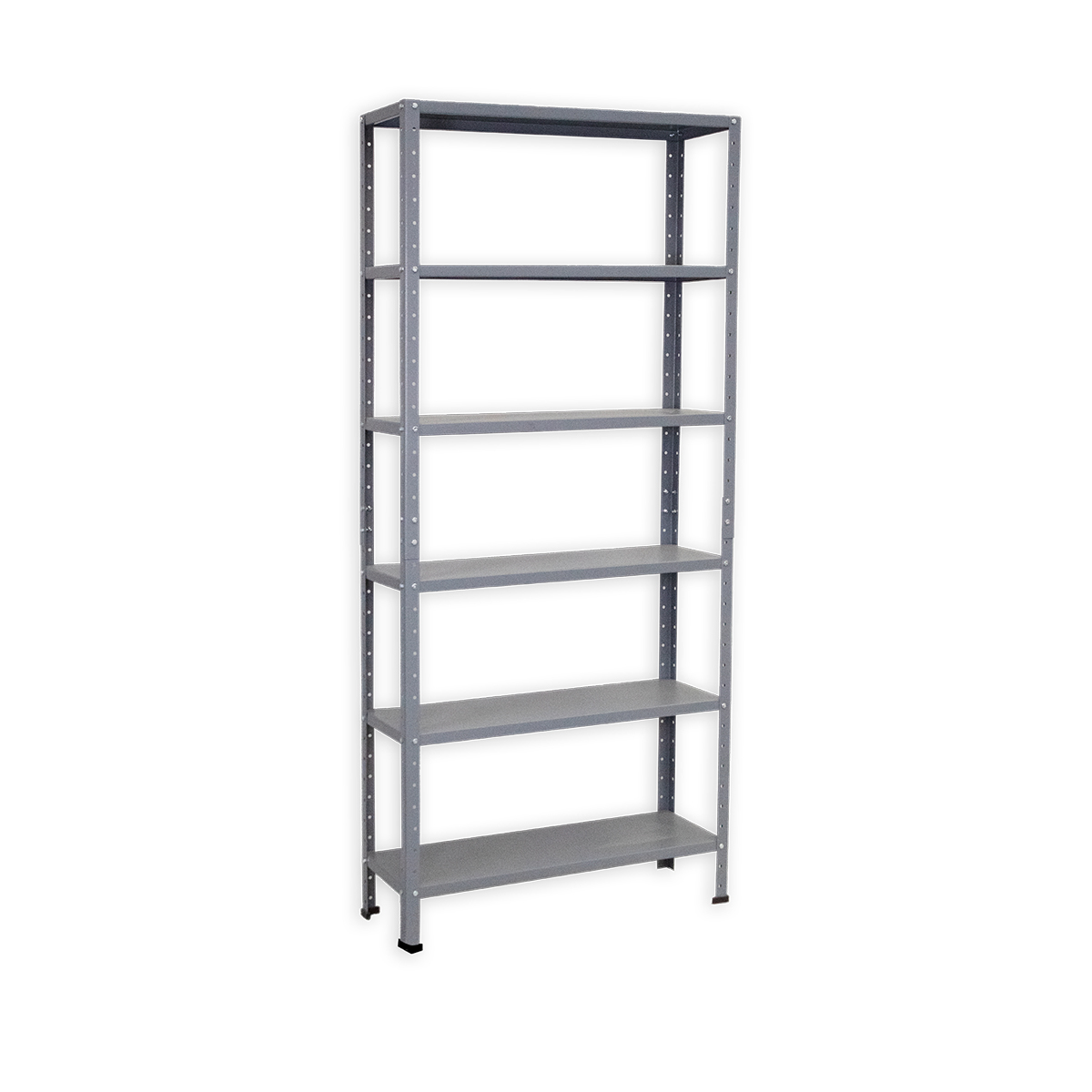 Foto 2 pulgar | Anaquel Metálico Adf Con 6 Repisas Estante Organizador 190x84x30 Cm. Carga 300 Kg, Color Gris