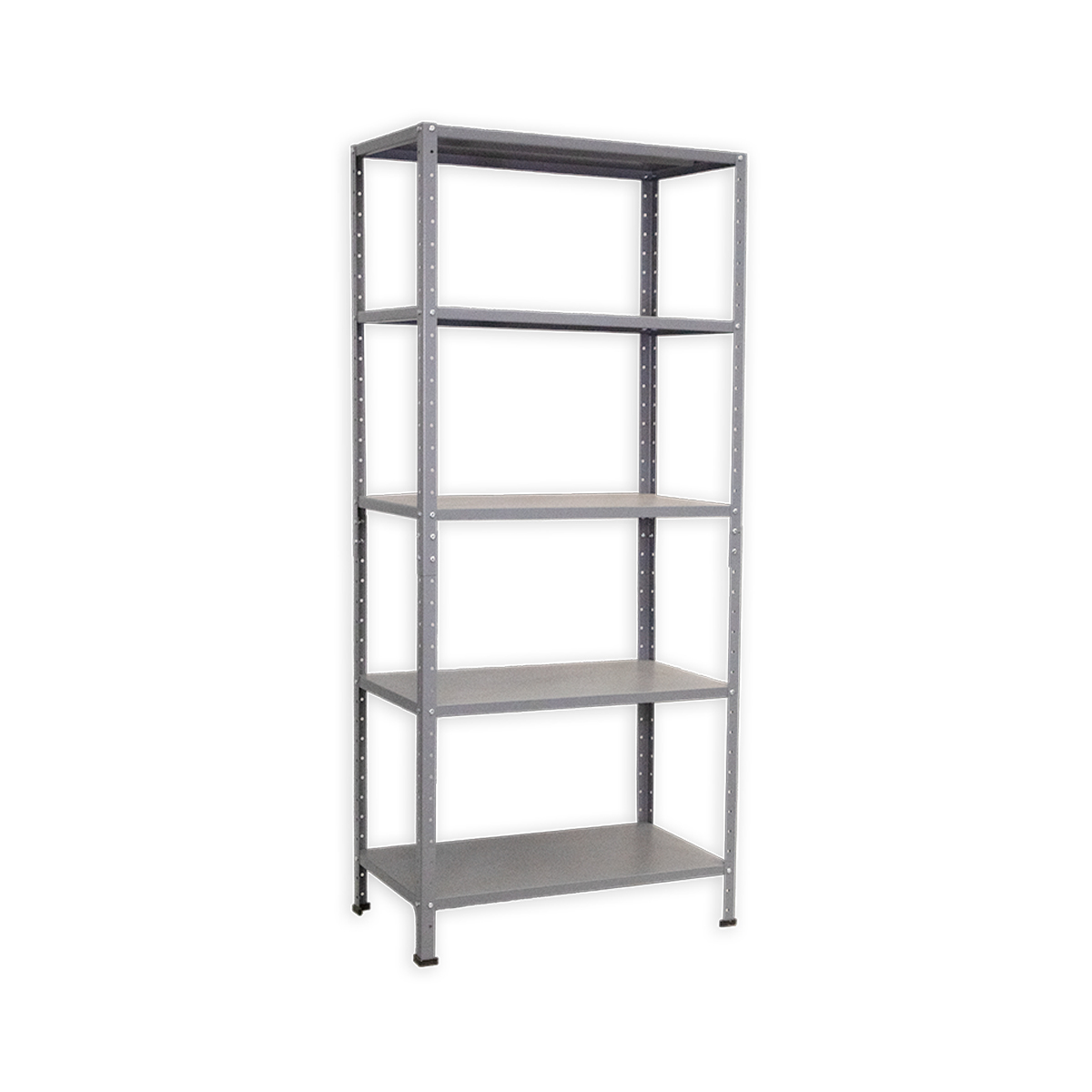 Foto 2 pulgar | Anaquel Metálico Adf Con 5 Repisas Estante Organizador 190x84x45 Cm. Carga 400 Kg, Color Gris Uso Rudo
