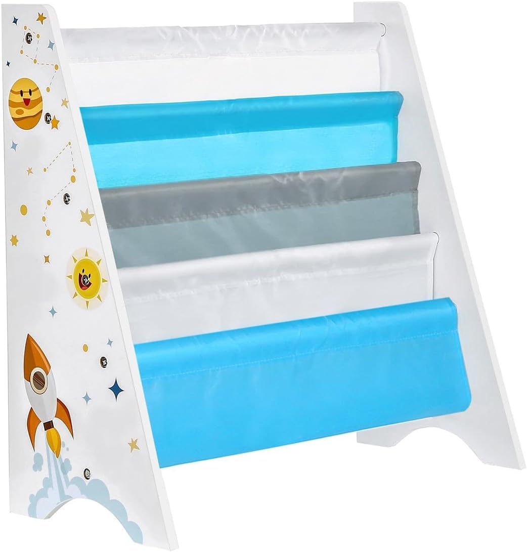 Songmics Librería Infantil, Estantería Infantil Para Libros, Para Habitación, Sala De Juegos, Escuela, 62.5 X