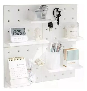 Foto 1 | Organizadores Xtellar De Pared Tablero De Agujero Estantes 4pcs