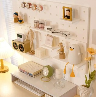 Foto 2 | Organizadores Xtellar De Pared Tablero De Agujero Estantes 4pcs