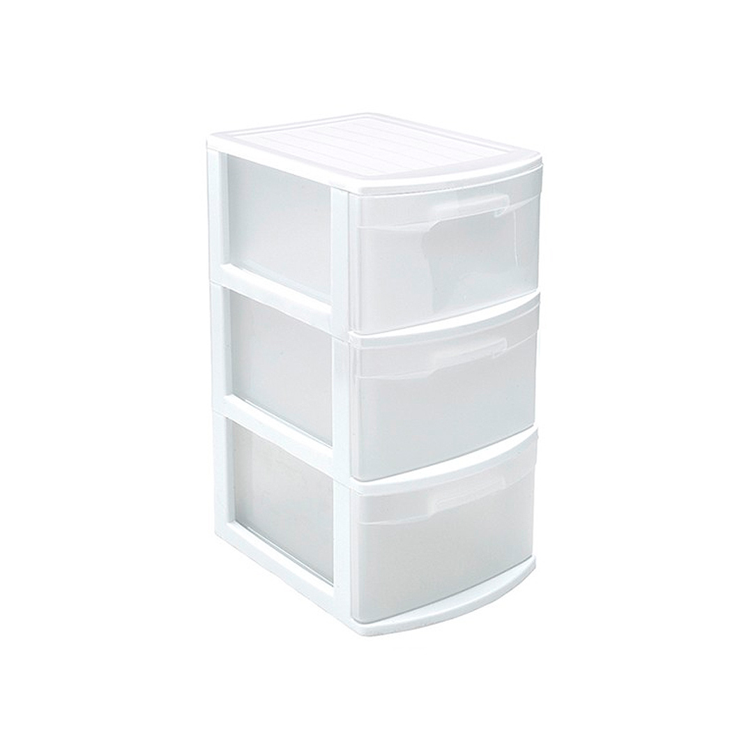 Foto 2 pulgar | Cajonera Organizadora 3 Cajones Blanco