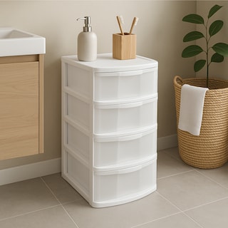 Foto 4 | Cajonera Organizadora 4 Cajones Blanco