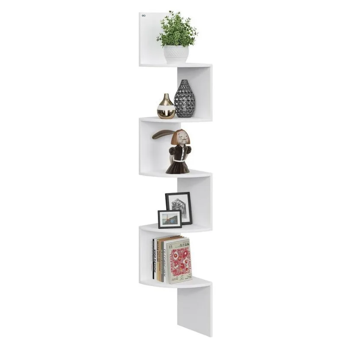 Foto 1 | Esquinero Flotante De 5 Niveles Para Montar En La Pared Eo Safe Imports Esi-18880 Blanco
