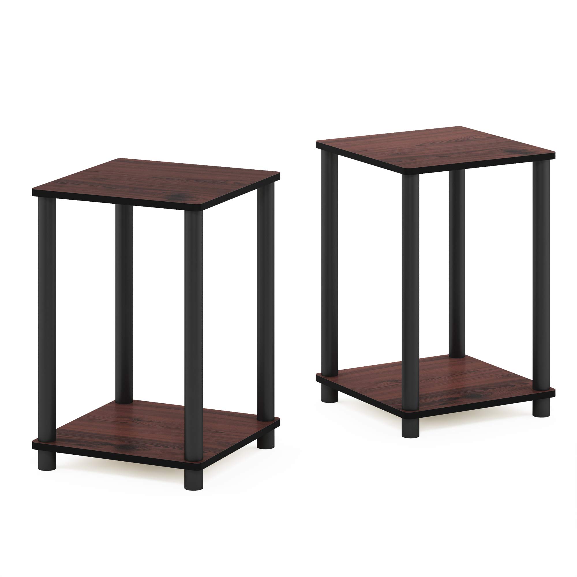 Estantes De Esquina Para Mesa Auxiliar Furinno Turn-n-tube, Juego De 2 - Venta Internacional.