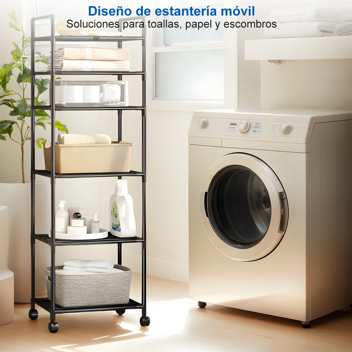 Foto 4 pulgar | Organizador Metálico 6 Niveles Eo Safe Imports Esi-20295 Negro