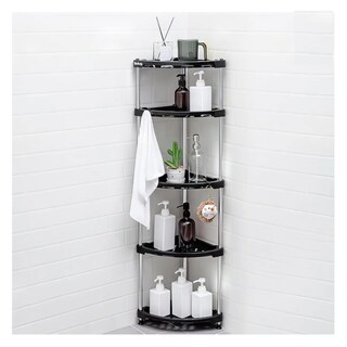 Foto 5 | Estante Organizador Esquinero De Cocina Baño 5 Niveles Belug Negro