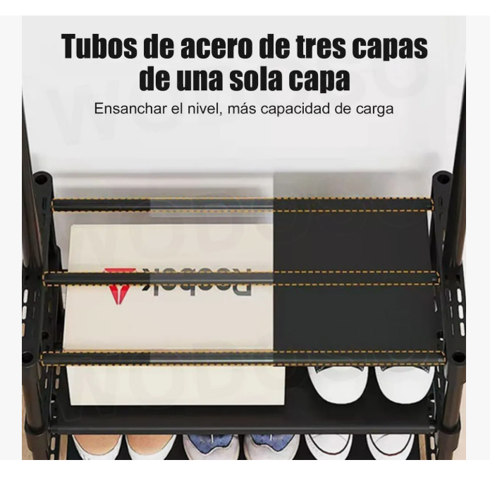 Foto 3 pulgar | Organizador de Ropa con 3 Niveles
