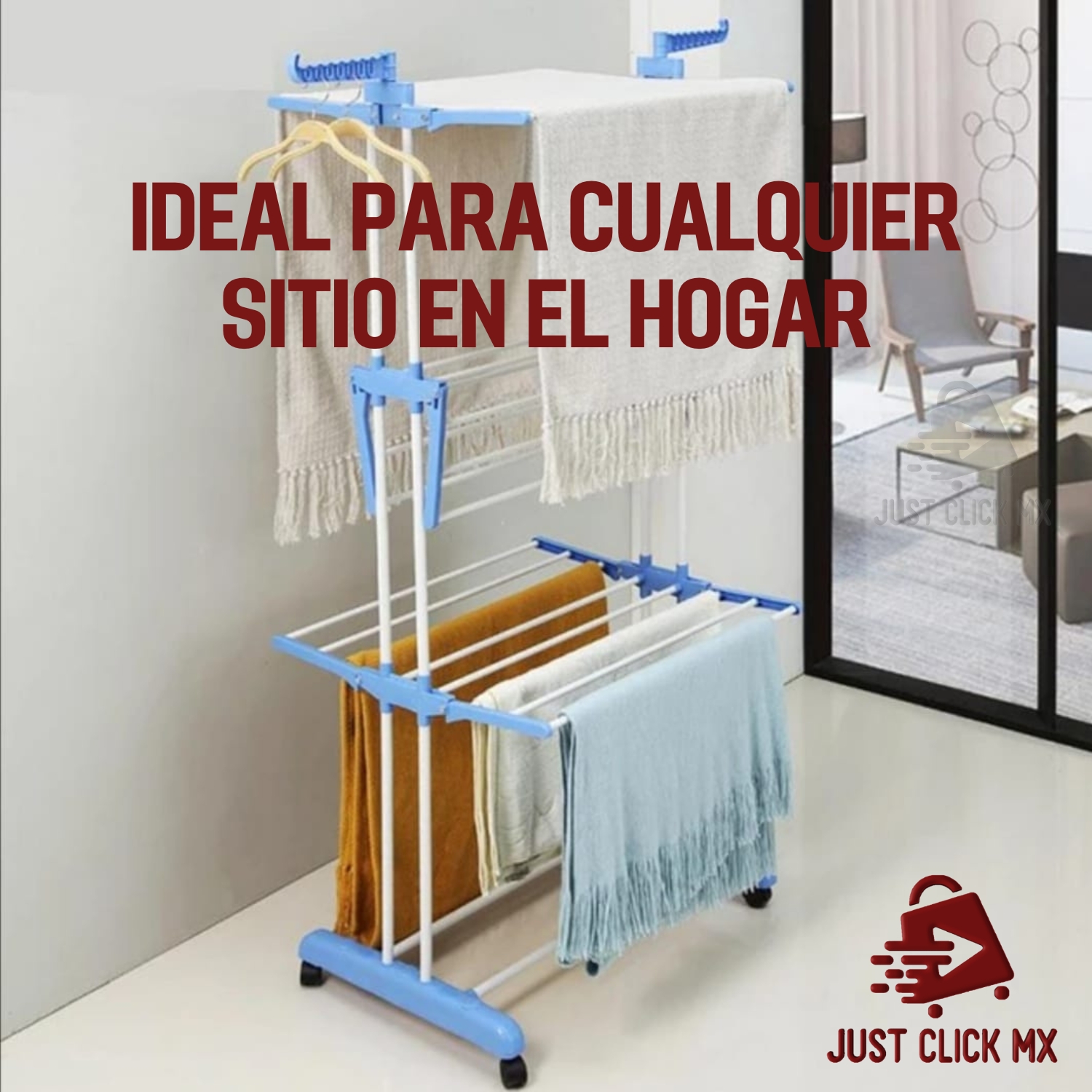 Foto 7 pulgar | Tendedero JustClick MX Plegable 3 Niveles