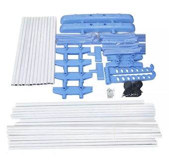 Foto 6 | Tendedero Vertical Plegable 3 Niveles Blanco Con Azul