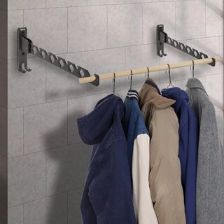 Foto 4 | Tendedero Retráctil Belug para Pared 2 Piezas