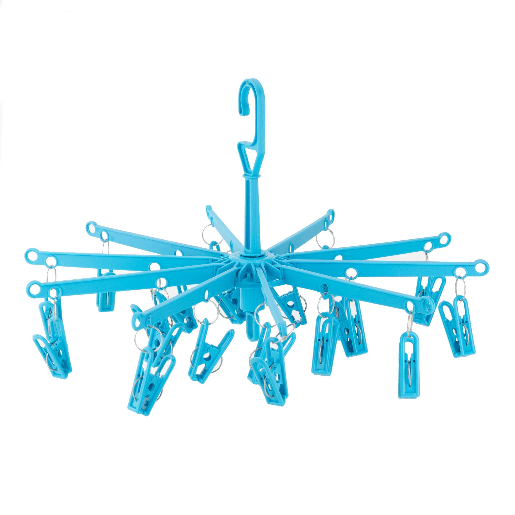 Foto 2 pulgar | Tendedero De Ropa Hangerworld Con 20 Clips Para Calcetines Y Ropa Interior - Venta Internacional.