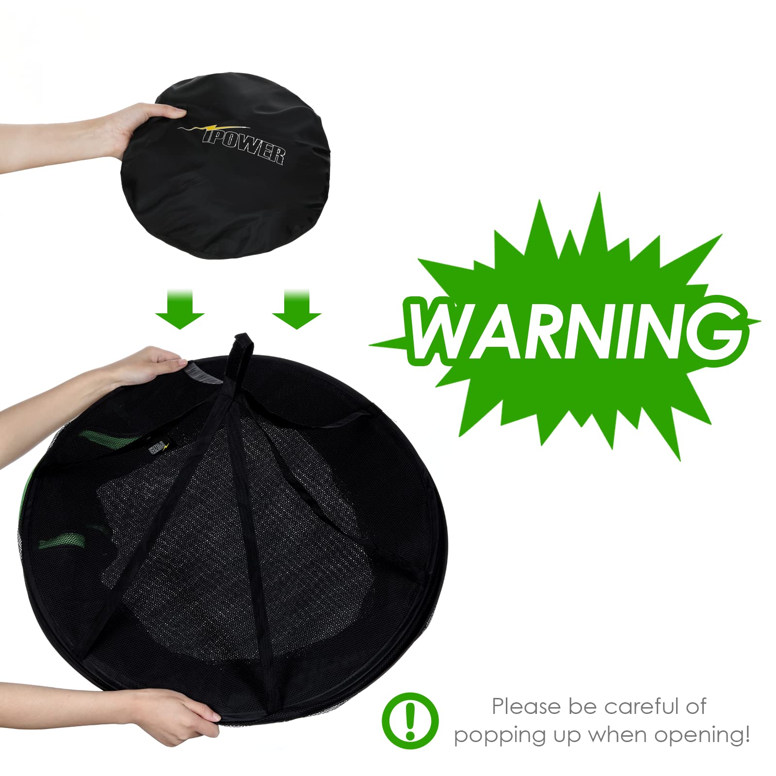 Foto 7 | Rejilla Para Secar Hierbas Ipower, 8 Capas, 62,4 Cm, Malla Negra, Para Colgar - Venta Internacional.